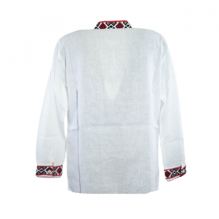Bluza tip ie cu maneca lunga pentru baieti Mini Junior MRI-19, Alb [1]
