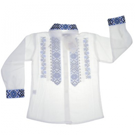 Bluza tip ie cu maneca lunga pentru baieti Mini Junior MRI-23, Alb [2]