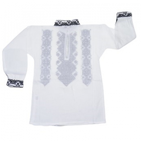 Bluza tip ie cu maneca lunga pentru baieti Mini Junior MRI-25, Alb [2]