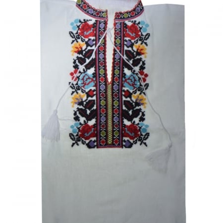 Bluza tip ie cu maneca lunga pentru baieti Mini Junior MRI-26, Alb [1]