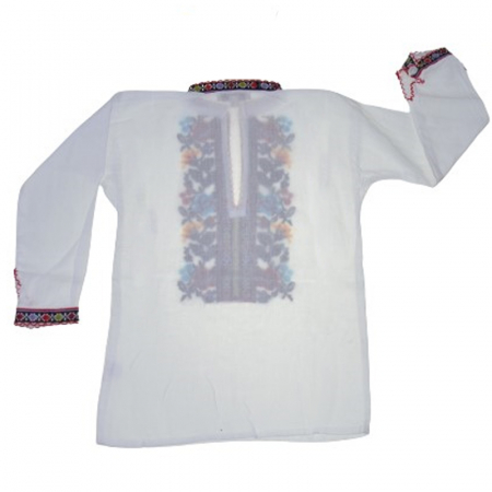 Bluza tip ie cu maneca lunga pentru baieti Mini Junior MRI-26, Alb [2]