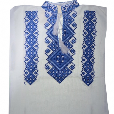 Bluza tip ie cu maneca lunga pentru baieti Mini Junior MRI-27, Alb [1]