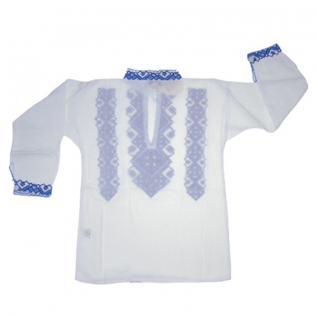 Bluza tip ie cu maneca lunga pentru baieti Mini Junior MRI-27, Alb [2]