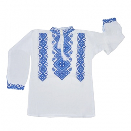 Bluze cu maneci lungi - Bluza tip ie cu maneca lunga pentru baieti Mini Junior MRI-27, Alb