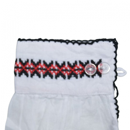Bluza tip ie cu maneca lunga pentru baieti Mini Junior MRI-31, Alb [4]