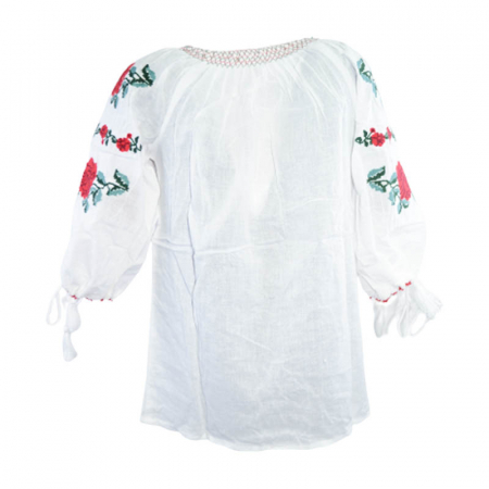 Bluza tip ie 3/4 pentru fete Mini Junior MRI-14, Alb [1]