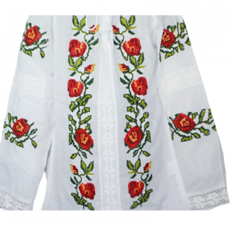 Bluza tip ie pentru fete Mini Junior MRI-13, Alb [2]