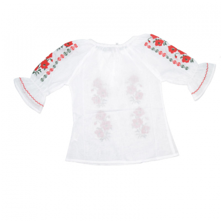 Bluza tip ie pentru fete Mini Junior MRII-1, Alb [1]