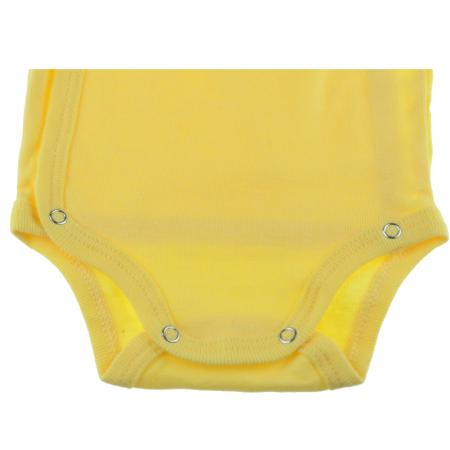 Body cu maneca lunga pentru baieti Pifou Model 10 M10ML-GA-56, Galben [2]