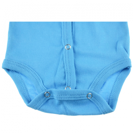 Body cu maneca lunga pentru baieti Pifou Model 11 M11-AL1-46-50, Albastru [1]
