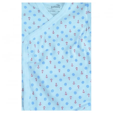 Body cu maneca lunga pentru copii Pifou Model 10 M10-A18-56, Multicolor [2]