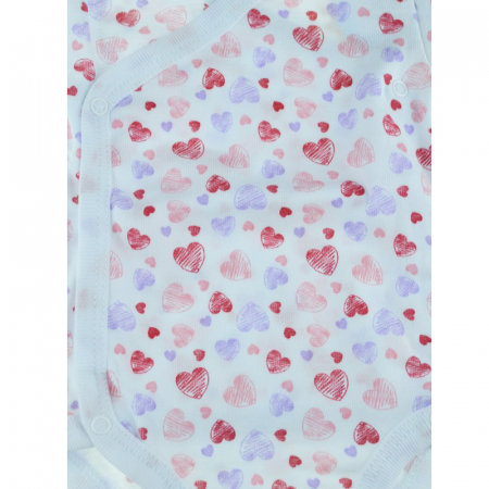 Body cu maneca lunga pentru fete Pifou Model 10 ML M10ML-A1-56, Alb [2]