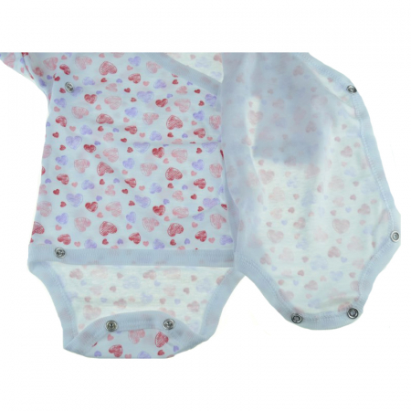 Body cu maneca lunga pentru fete Pifou Model 10 ML M10ML-A1-56, Alb [1]