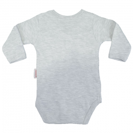 Body cu maneca lunga pentru baieti Baleno 3193-6-62, Gri [1]