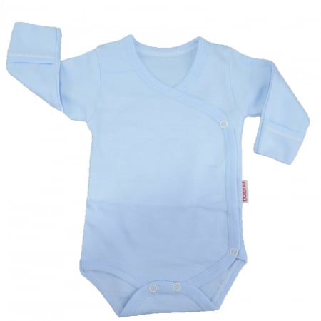 Body-uri baieti - Body cu maneca lunga pentru baieti Baleno 3193-7-62, Albastru