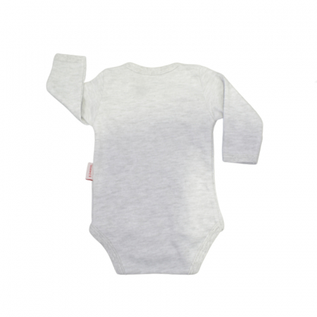 Body cu maneca lunga pentru baieti Baleno BBY-9, Gri [1]