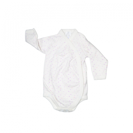 Îmbrăcăminte fete - Body cu maneca lunga pentru fete Mini Junior CA52427, Alb