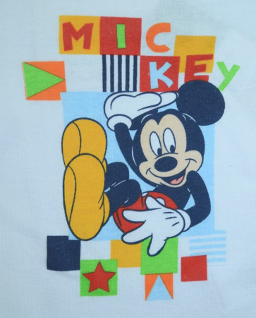 Body cu maneca lunga pentru baieti Disney Mickey Mouse NH0362-A-86-cm, Alb [3]