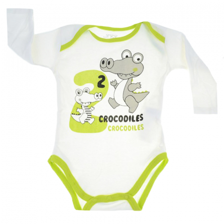 Body-uri baieti - Body cu maneca lunga pentru baieti E Plus M 59754-86-cm, Alb