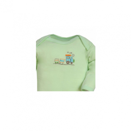 Body cu maneca lunga pentru baieti Koala Train A01-091V-62-cm, Verde [2]