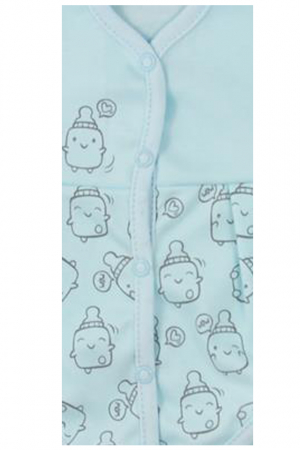 Body cu maneca lunga pentru baieti Koala Butelki 06-694AL_68 cm, Albastru [2]