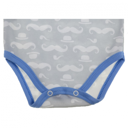Body cu maneca lunga pentru baieti Koala Hipster 04-939G-80-cm, Gri [2]