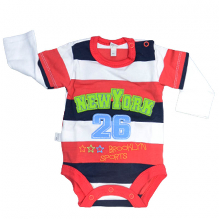 Body-uri baieti - Body cu maneca lunga pentru baieti Koala Jumbo 02-484-M, Multicolor