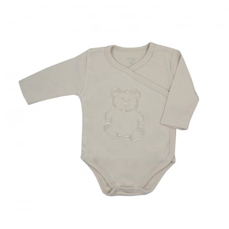 Body-uri baieti - Body cu maneca lunga pentru copii Koala Mis 08-396, Bej