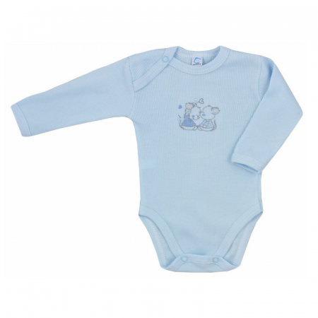 Body-uri baieti - Body cu maneca lunga pentru baieti Koala Misio 3034A_62 cm, Albastru