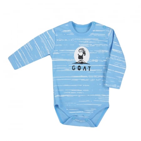 Body-uri baieti - Body cu maneca lunga pentru baieti Koala Mountains 08-823-AL, Albastru