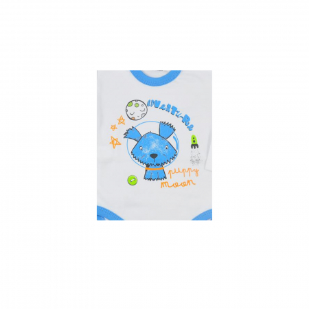 Body cu maneca lunga pentru baieti Koala Puppy T1-50_86 cm, Alb [1]