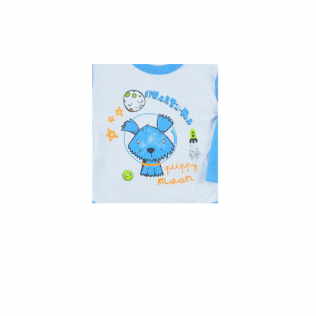 Body cu maneca lunga pentru baieti Koala Puppy T1-507A_86 cm, Alb [1]