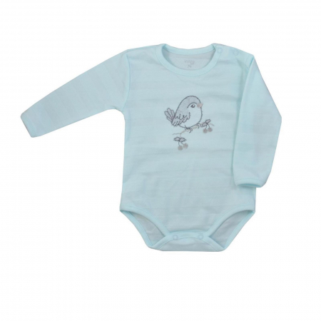 Body-uri baieti - Body cu maneca lunga pentru baieti Koala Sikorka 08-311A_74 cm, Albastru