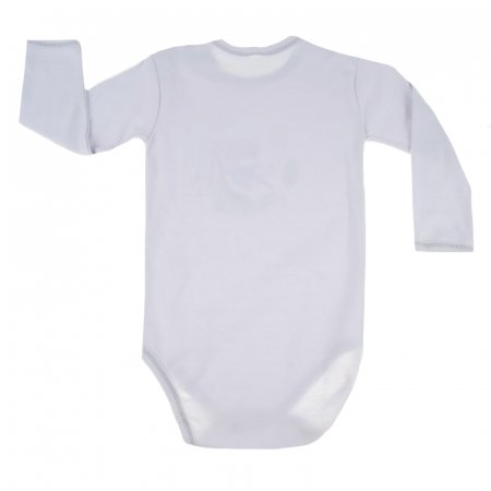 Body cu maneca lunga pentru baieti Koala Zabaw 3627-86-cm, Gri [2]