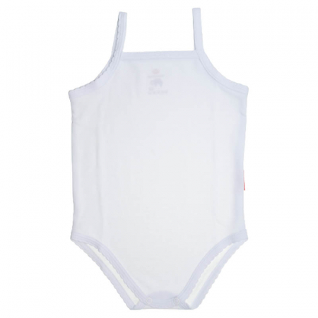 Îmbrăcăminte fete - Body tip maiou pentru fete Marcinkowski 402616, Alb