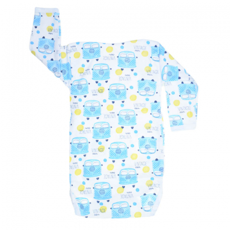 Body cu maneca lunga pentru baieti Mini Junior 80323, Alb [1]