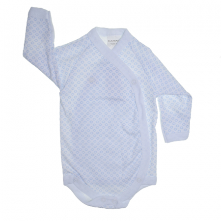 Body-uri baieti - Body cu maneca lunga pentru baieti Mini Bimbi 100323-1, Alb