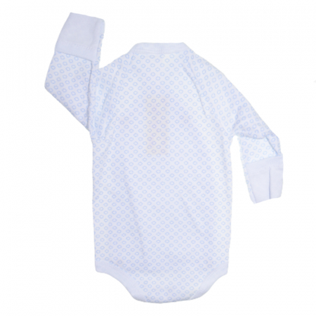 Body cu maneca lunga pentru baieti Mini Bimbi 100323-1, Alb [1]