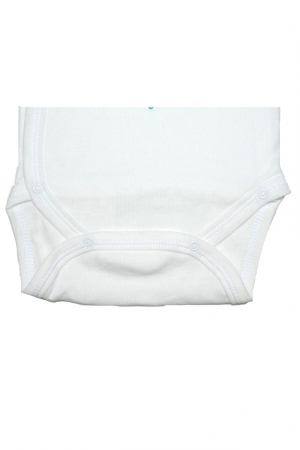 Body cu maneca lunga pentru baieti Mini Bimbi BMBB9-A-74-cm, Alb [1]