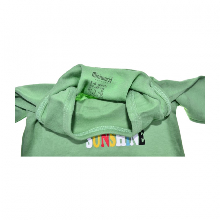 Body cu maneca lunga pentru copii Mini Junior, BDY-16436V, Verde [2]