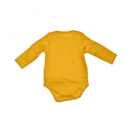 Body cu maneca lunga pentru copii, Mini Junior, BDY-16960G, Galben [1]