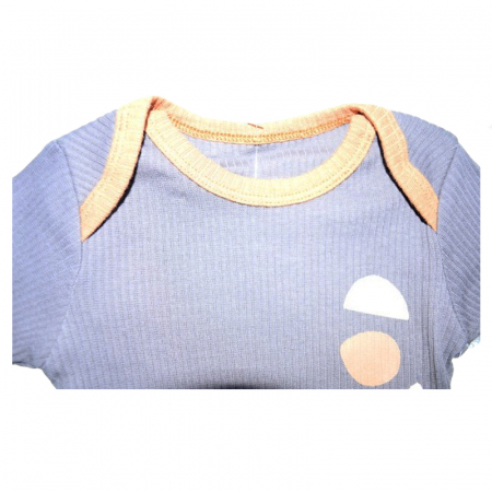 Body cu maneca lunga pentru baieti  Mini Junior BDY-4MJ, Bleumarin [1]