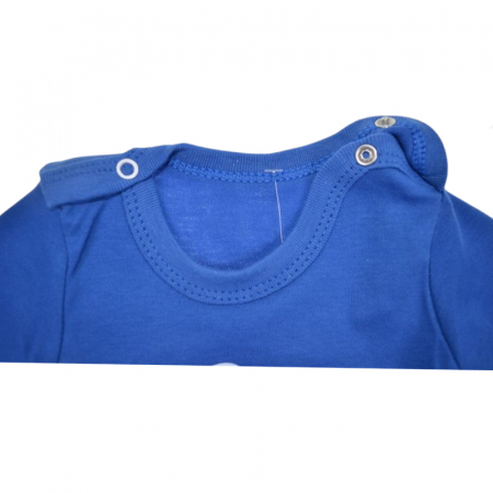 Body cu maneca lunga pentru baieti Mini Junior BDY-MJ17, Albastru [1]