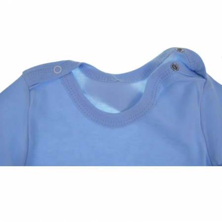 Body cu maneca lunga pentru baieti Mini Junior BDY-MJ18, Albastru [1]