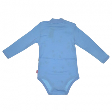Body cu maneca lunga pentru baieti Mini Junior BDY-MJ28, Albastru [1]