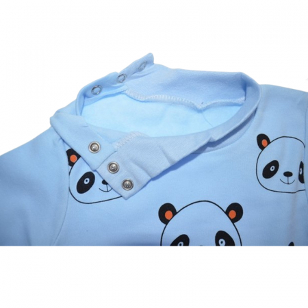 Body cu maneca lunga pentru baieti Mini Junior BDY-MJ28, Albastru [3]