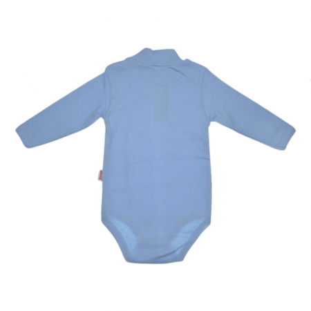 Body cu maneca lunga pentru baieti Mini Junior BDY-MJ29, Albastru [1]