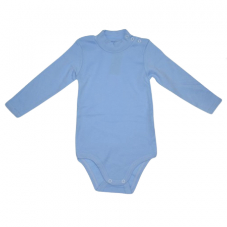 Body-uri baieti - Body cu maneca lunga pentru baieti Mini Junior BDY-MJ34, Albastru