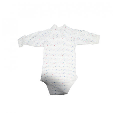Body cu maneca lunga pentru baieti Mini Junior CA52427-3, Alb [1]