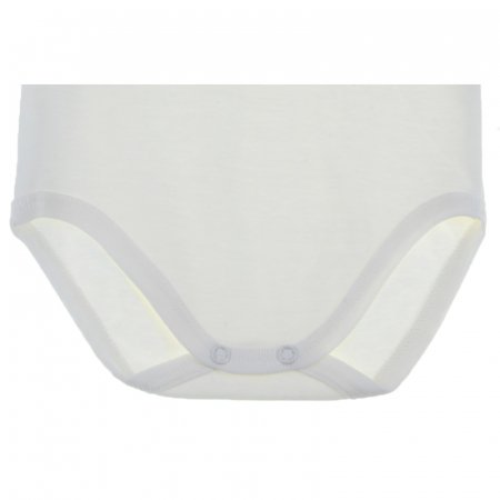 Body cu maneca lunga pentru baieti Mini Junior MJ-19C-80-cm, Crem [1]